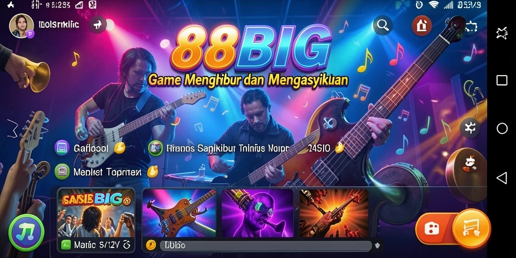 Screenshot 88BIG yang menampilkan gameplay seru dan interaktif.