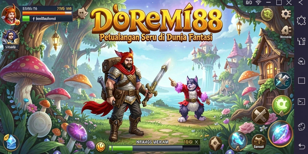 Tampilan gameplay DOREMI88 yang mendebarkan dan penuh warna.
