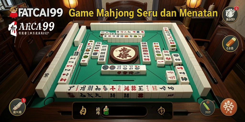 Screenshot gameplay <strong>FATCAI99</strong> menampilkan keseruan bermain Mahjong.