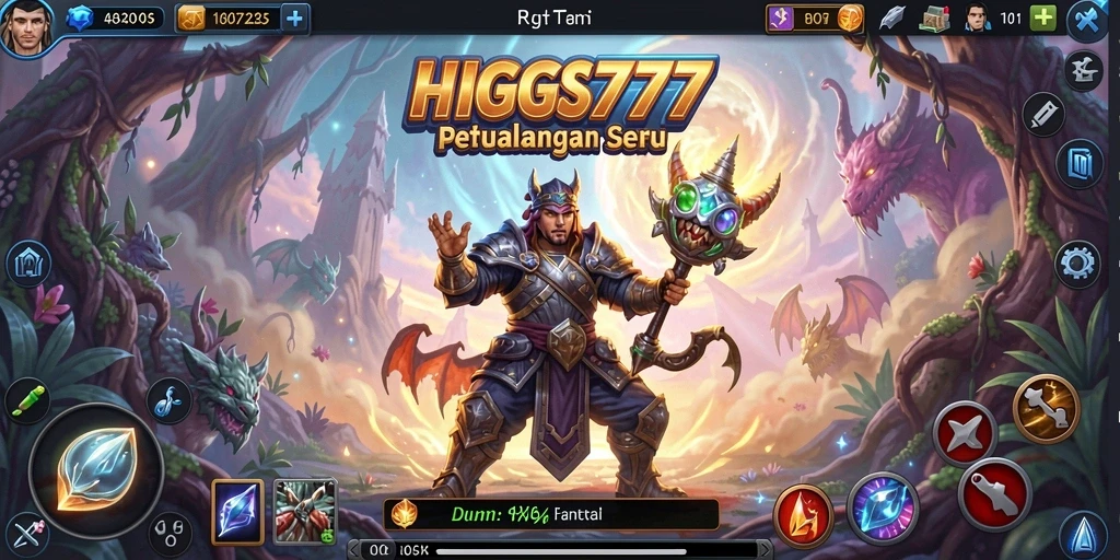 Gameplay HIGGS777 dengan grafis memukau dan petualangan mendebarkan.