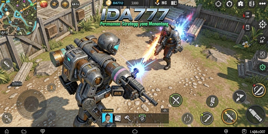 Tampilan menarik dari gameplay strategi dalam IDA777.