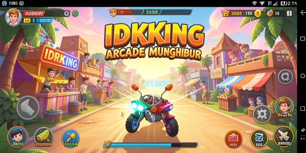 Screenshot utama <strong>IDRKING</strong> menunjukkan gameplay yang penuh aksi dalam kategori Arcade.