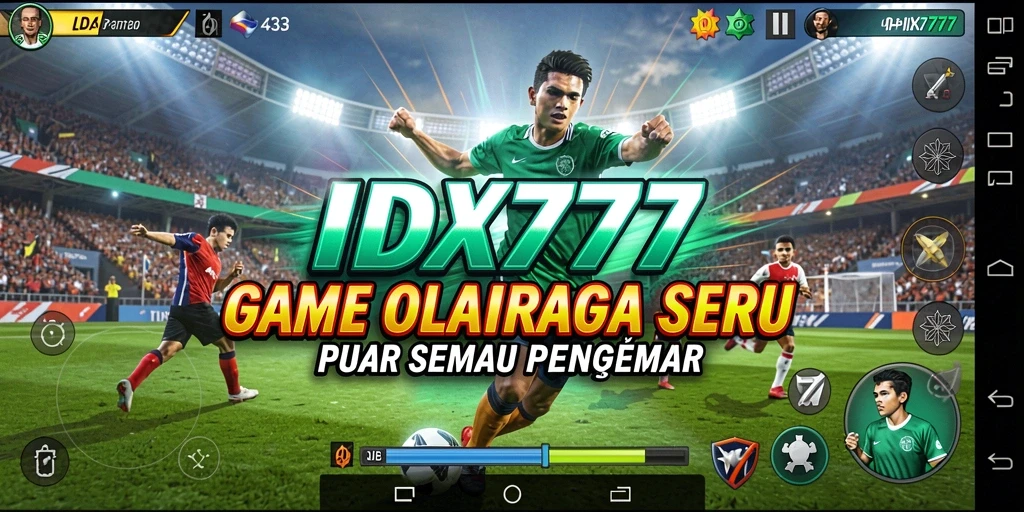 Gameplay seru di IDX777 menampilkan aksi olahraga yang menegangkan.