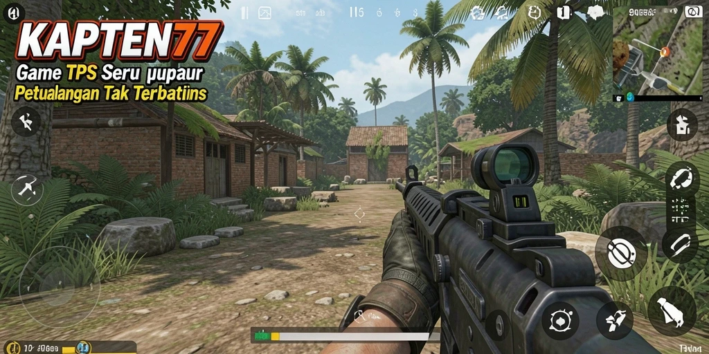 Tampilan gameplay KAPTEN77 yang memukau dan dinamis.
