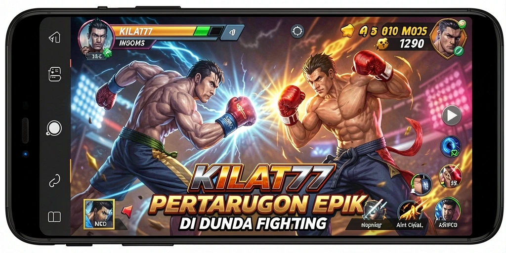 Screenshot KILAT77 menampilkan aksi pertarungan yang mendebarkan dan karakter-karakter yang beragam.