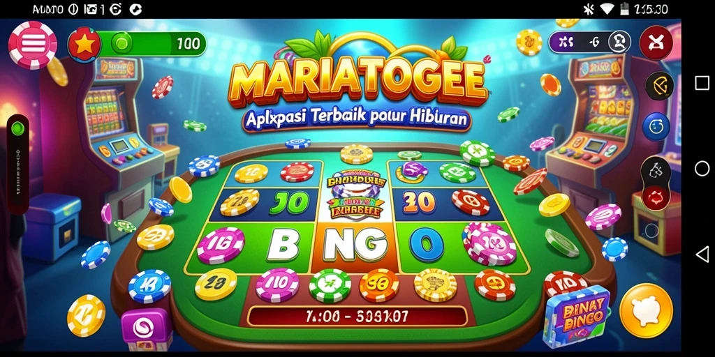 Tampilan gameplay Bingo yang seru dan menegangkan di MARIATOGEL.