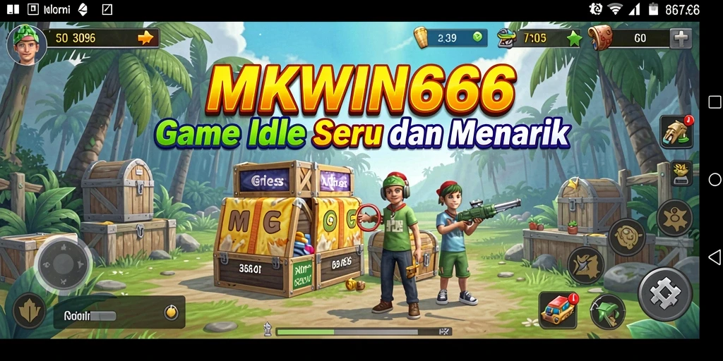 Tampilan gameplay seru di MKWIN666, menunjukkan kekuatan karakter dalam aksi.
