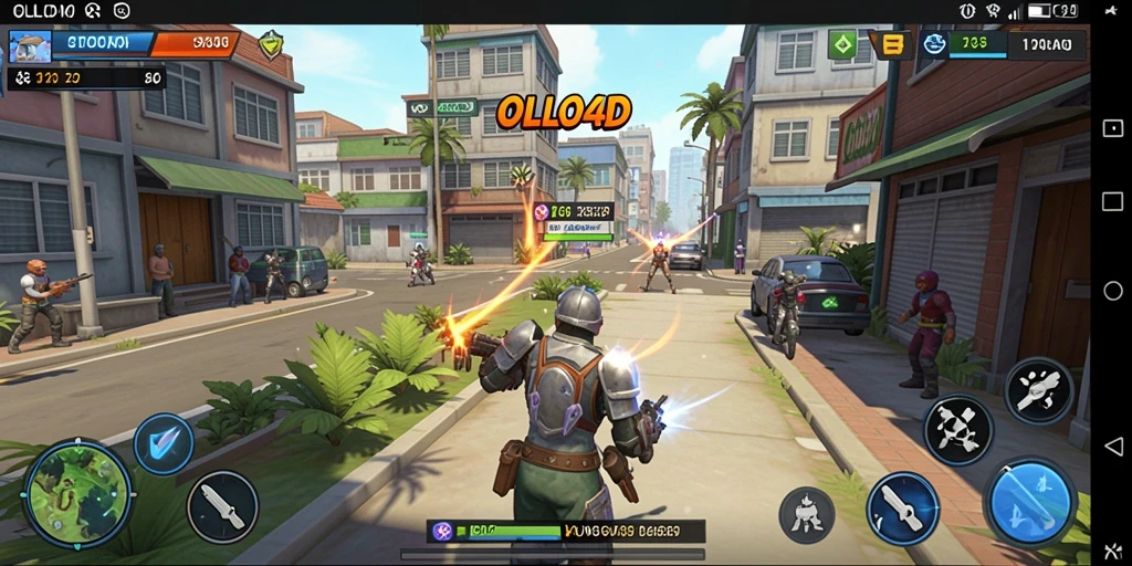 Tampilan gameplay yang menarik di OLLO4D dengan berbagai elemen strategi.