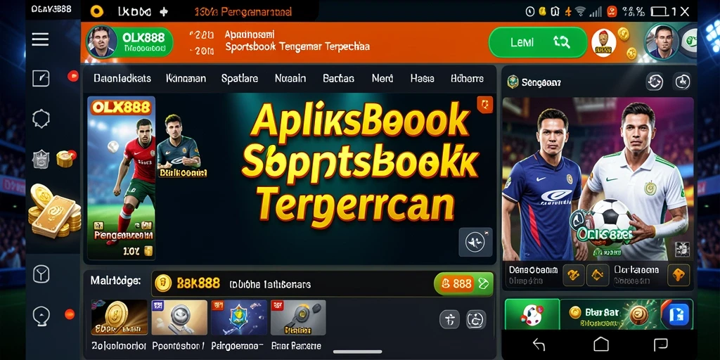 Tampilan antarmuka OLX888 yang menarik dan informatif untuk taruhan olahraga.