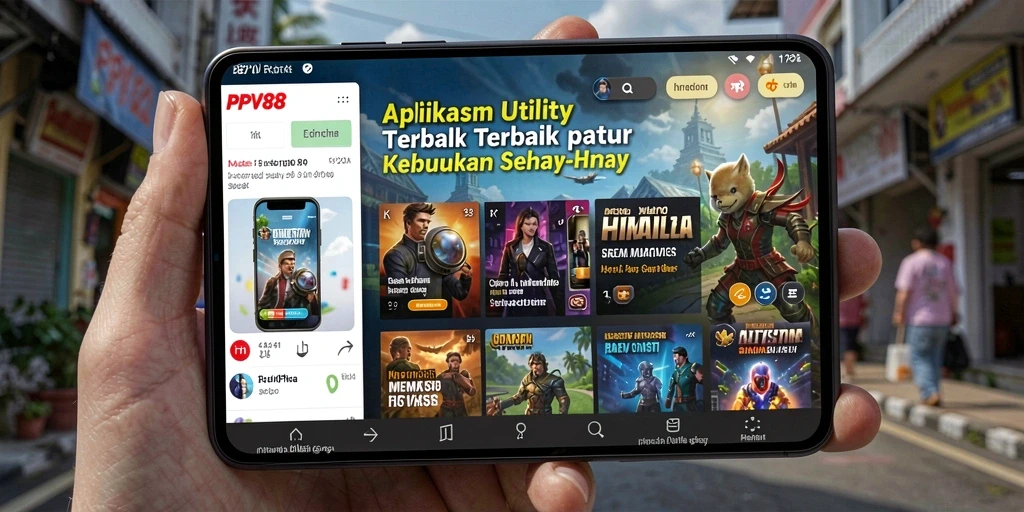 Tampilan antarmuka utama aplikasi PPV88 yang informatif dan mudah digunakan.
