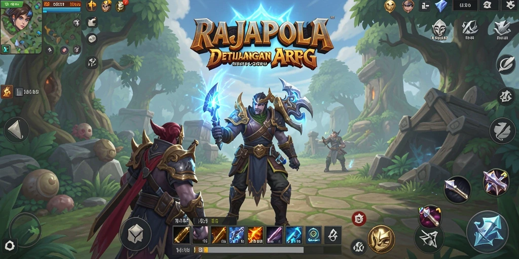 Gameplay seru dan mendebarkan dalam RAJAPOLA yang penuh petualangan.