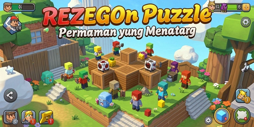 Gameplay menarik dari REZEGO yang menantang otak.