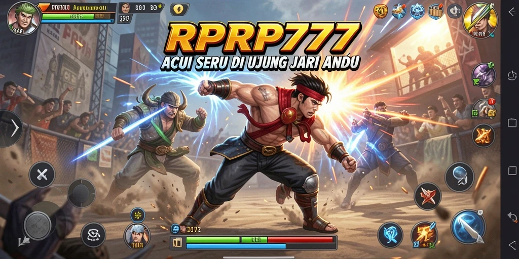 Tampilan gameplay seru dari RPRP777 dengan pertarungan Intense.