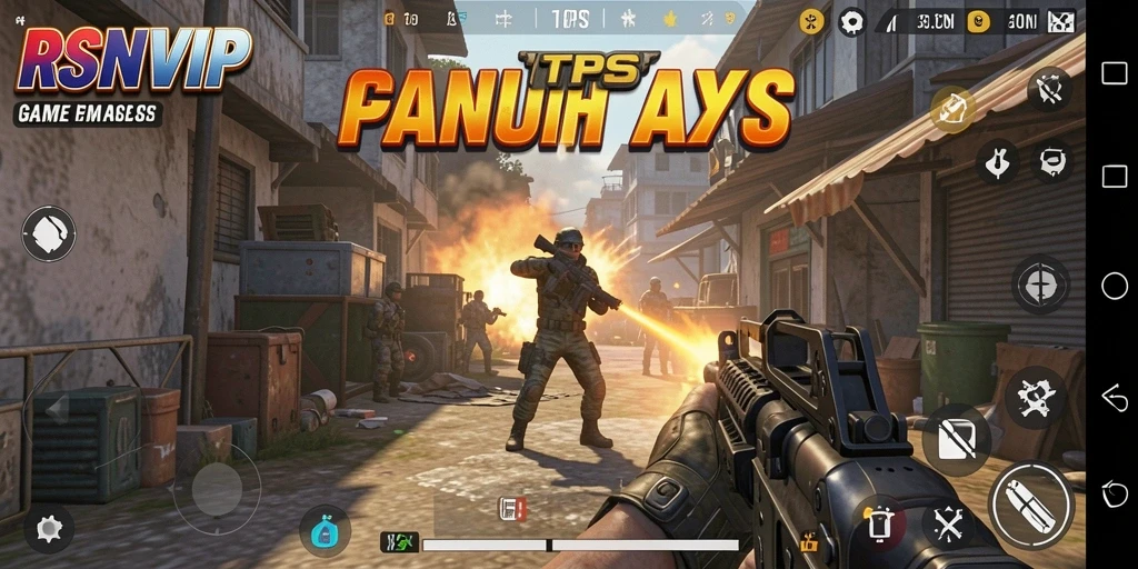 Tangkapan layar gameplay RSNVIP yang mendebarkan dan penuh aksi.