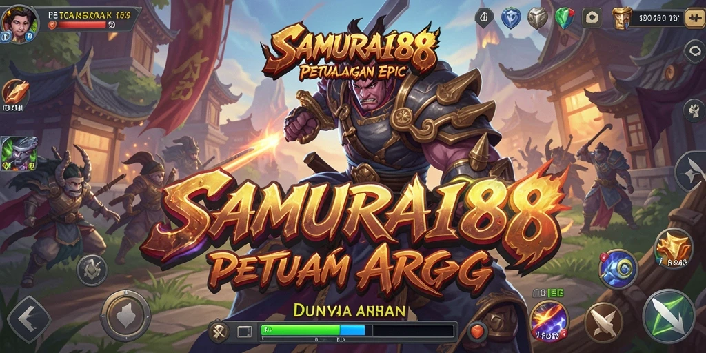 Tampilan gameplay SAMURAI88 yang penuh aksi dalam pertarungan epik.