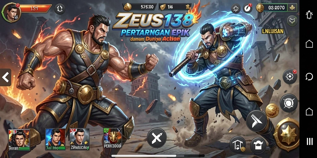 Gameplay aksi seru dengan grafis memukau di ZEUS138.
